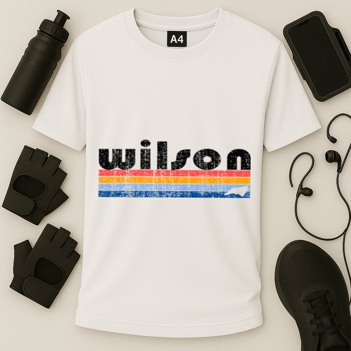 Vintage 80s Style Wilson NC Performance Shirt