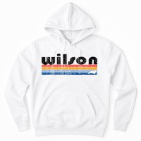 Vintage 80s Style Wilson NC Hoodie