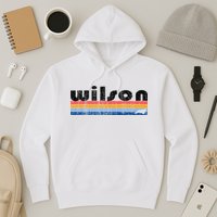 Vintage 80s Style Wilson NC Hoodie