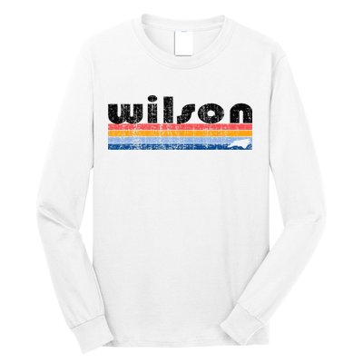 Vintage 80s Style Wilson NC Long Sleeve Shirt