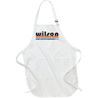 Vintage 80s Style Wilson NC Full-Length Apron With Pockets