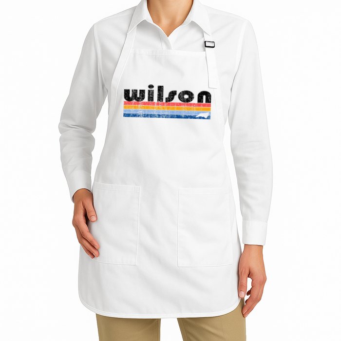 Vintage 80s Style Wilson NC Apron