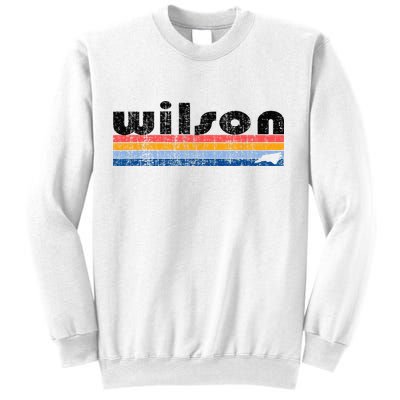 Vintage 80s Style Wilson NC Sweatshirt