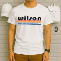 Vintage 80s Style Wilson NC T-Shirt