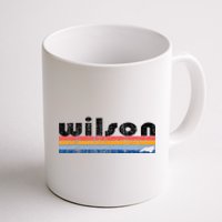 Vintage 80s Style Wilson NC Coffee Mug