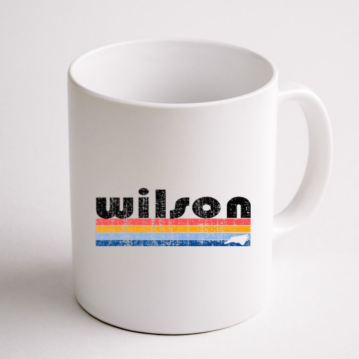 Vintage 80s Style Wilson NC Coffee Mug