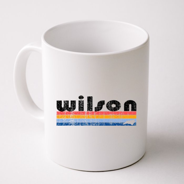 Vintage 80s Style Wilson NC Coffee Mug