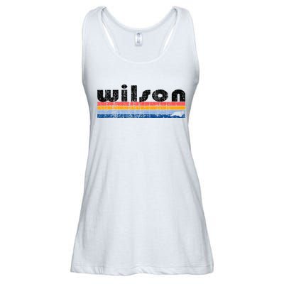 Vintage 80s Style Wilson NC Ladies Essential Flowy Tank