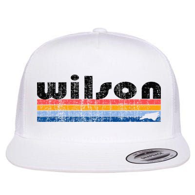 Vintage 80s Style Wilson NC Flatbill Hat