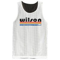 Vintage 80s Style Wilson NC Mesh Reversible Basketball Jersey Tank