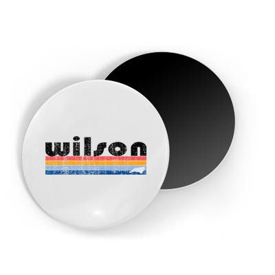 Vintage 80s Style Wilson NC Magnet