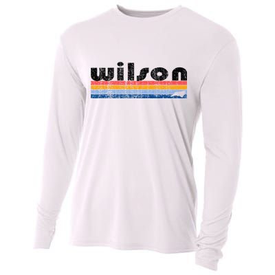Vintage 80s Style Wilson NC Cooling Performance Long Sleeve Crew