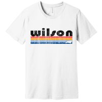 Vintage 80s Style Wilson NC Premium T-Shirt