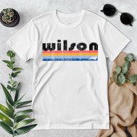 Vintage 80s Style Wilson NC Premium T-Shirt