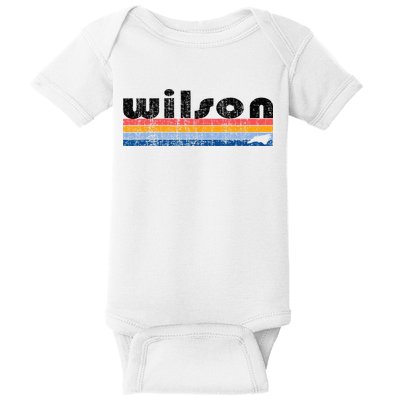 Vintage 80s Style Wilson NC Baby Bodysuit