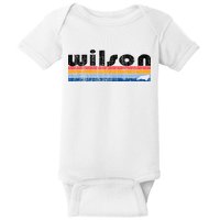Vintage 80s Style Wilson NC Baby Bodysuit