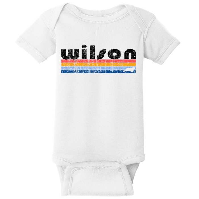 Vintage 80s Style Wilson NC Baby Bodysuit