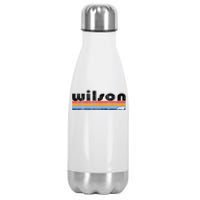 Vintage 80s Style Wilson NC Stainless Steel Insulated Water Bottle