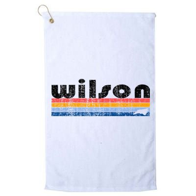Vintage 80s Style Wilson NC Golf Towel
