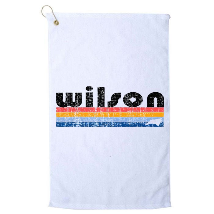 Vintage 80s Style Wilson NC Golf Towel