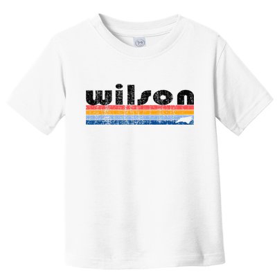 Vintage 80s Style Wilson NC Toddler T-Shirt