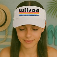 Vintage 80s Style Wilson NC Visor