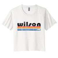 Vintage 80s Style Wilson NC Crop Top