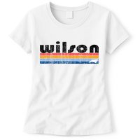 Vintage 80s Style Wilson NC Womens T-Shirt