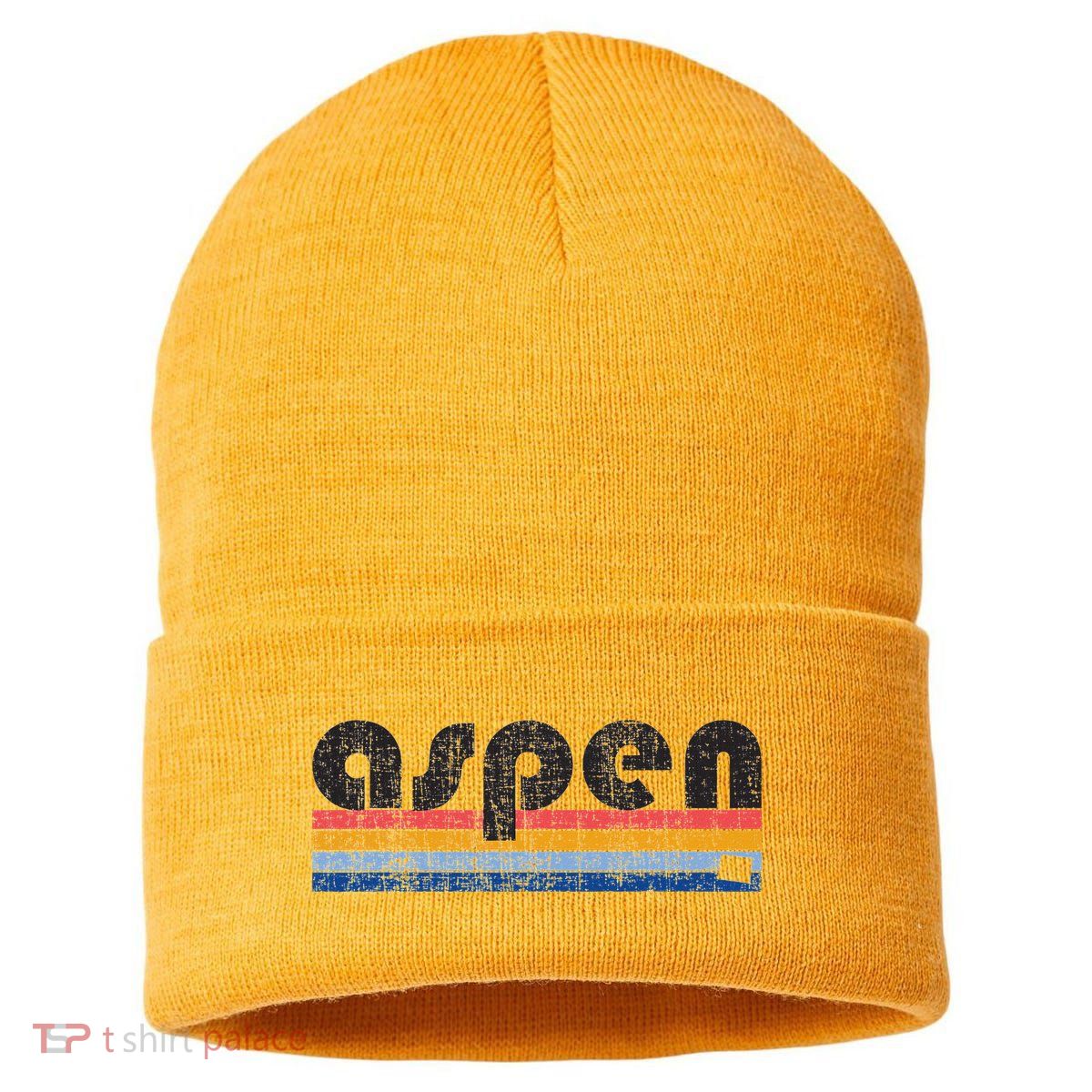 Vintage 80s Style Aspen Co Sustainable Knit Beanie