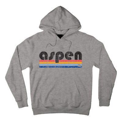 Vintage 80s Style Aspen Co Tall Hoodie