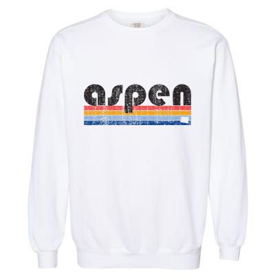 Vintage 80s Style Aspen Co Garment-Dyed Sweatshirt
