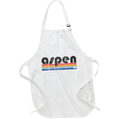 Vintage 80s Style Aspen Co Apron