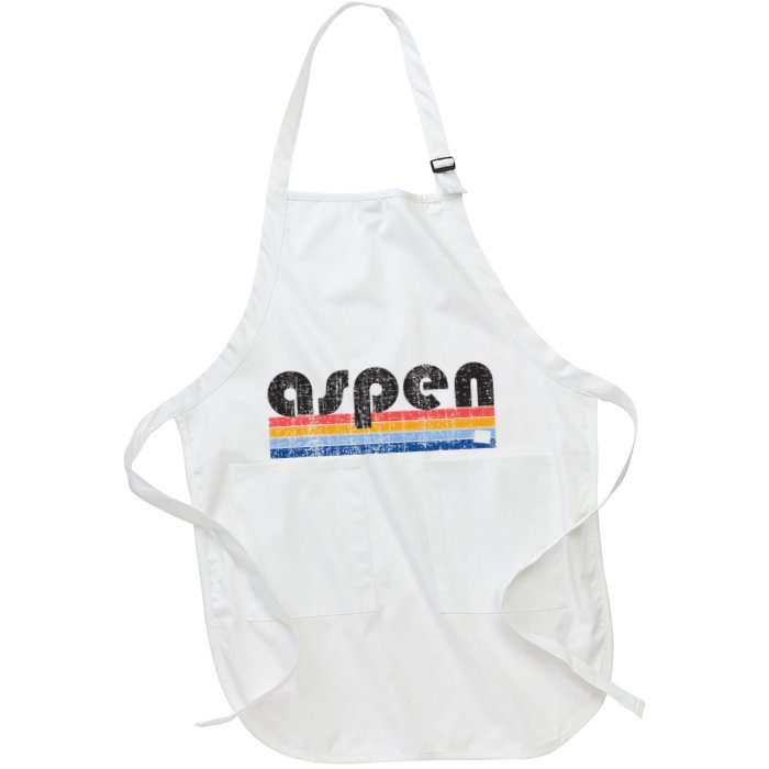 Vintage 80s Style Aspen Co Apron