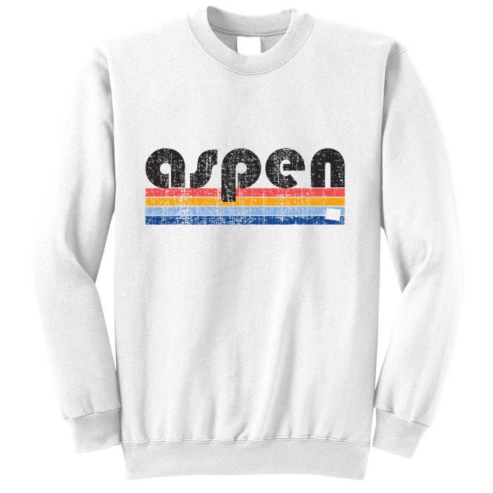 Vintage 80s Style Aspen Co Sweatshirt