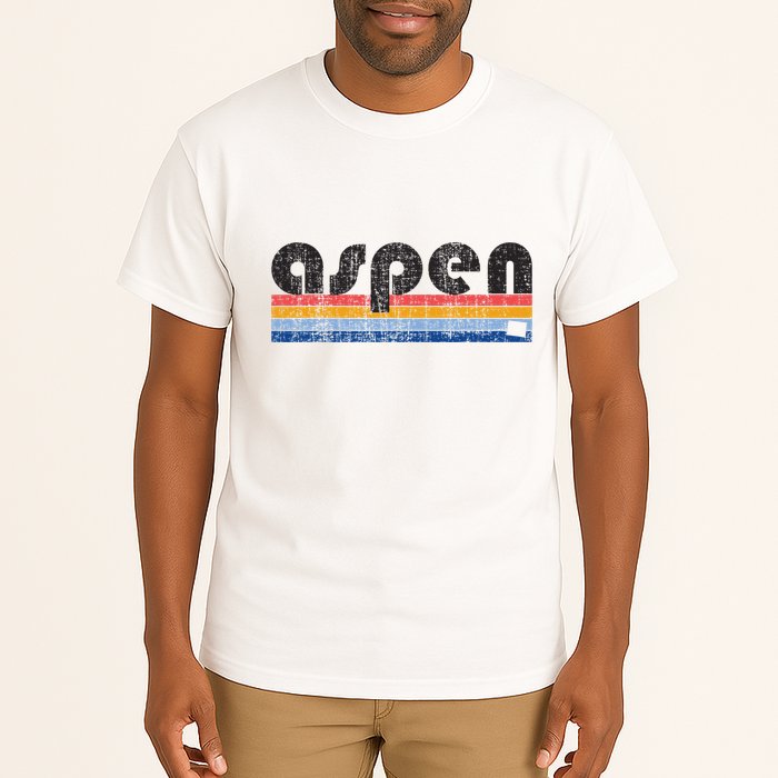 Vintage 80s Style Aspen Co Tall T-Shirt