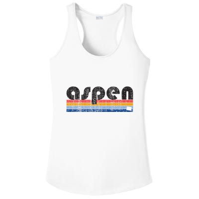 Vintage 80s Style Aspen Co Ladies PosiCharge Competitor Racerback Tank