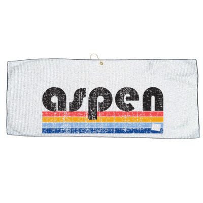 Vintage 80s Style Aspen Co Large Microfiber Waffle Golf Towel