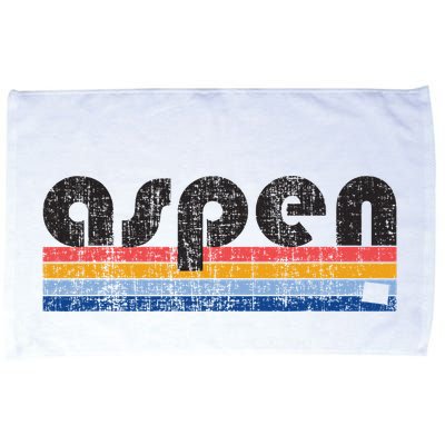 Vintage 80s Style Aspen Co Microfiber Hand Towel