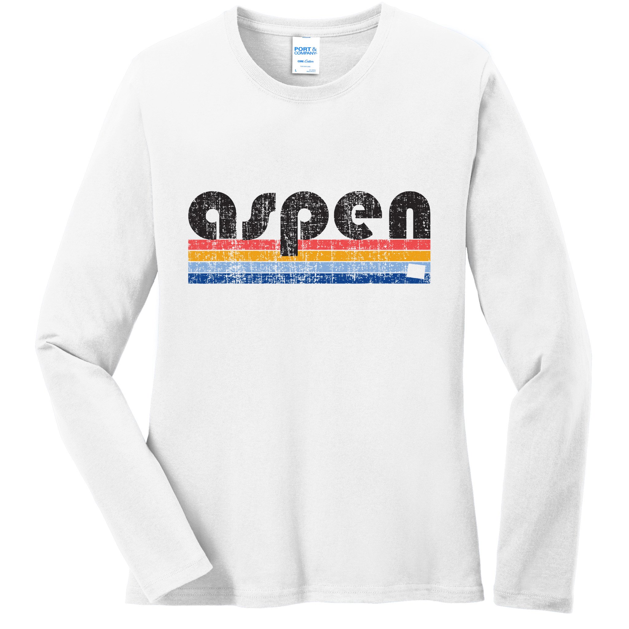 Vintage 80s Style Aspen Co Ladies Long Sleeve Shirt