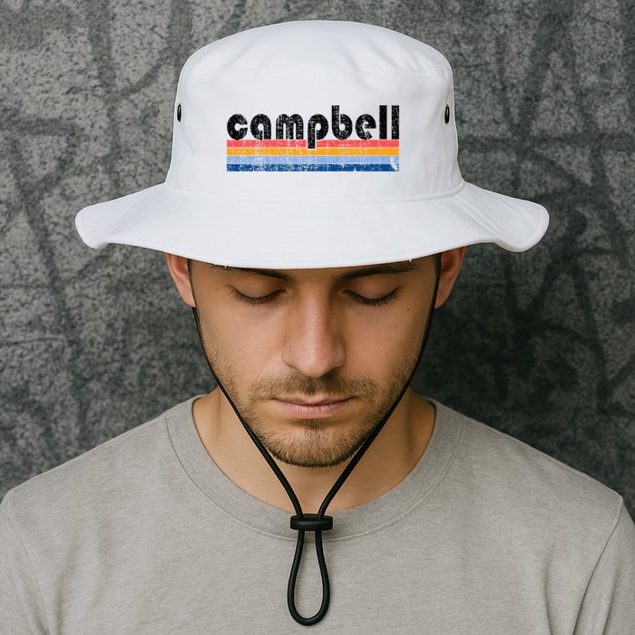 Vintage 80s Style Campbell Ca Bucket Hat