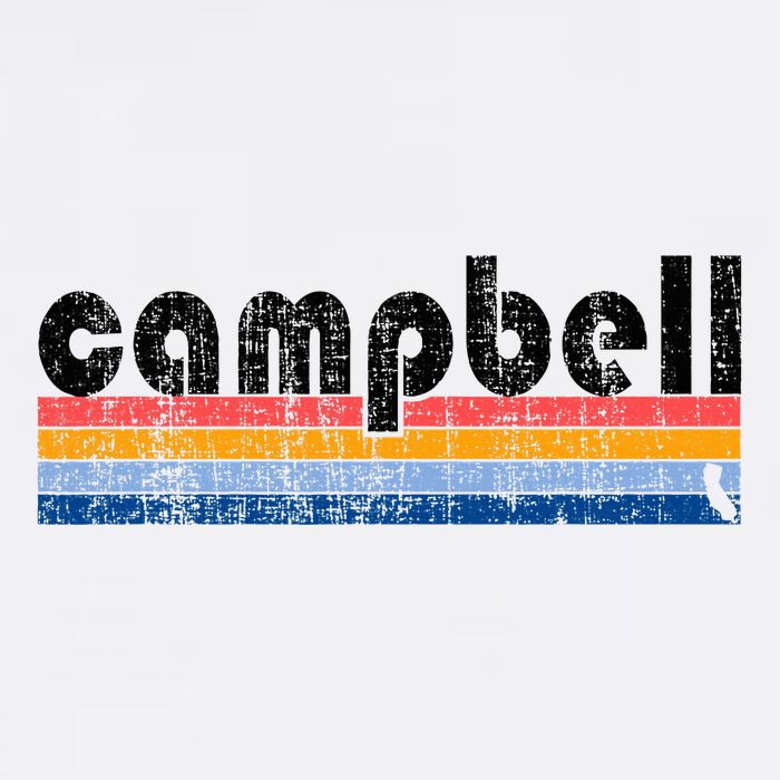 Vintage 80s Style Campbell Ca Mug