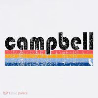 Vintage 80s Style Campbell Ca Poster
