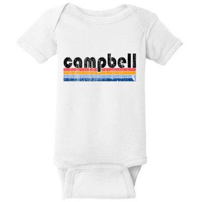 Vintage 80s Style Campbell Ca Baby Bodysuit