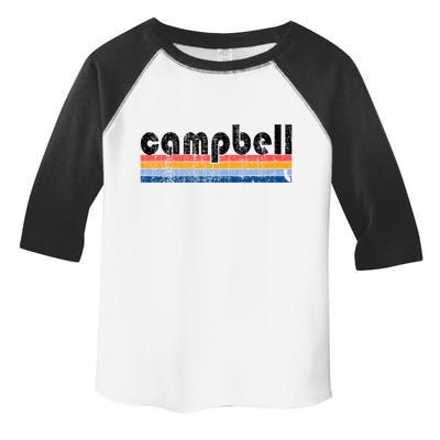 Vintage 80s Style Campbell Ca Toddler Fine Jersey T-Shirt