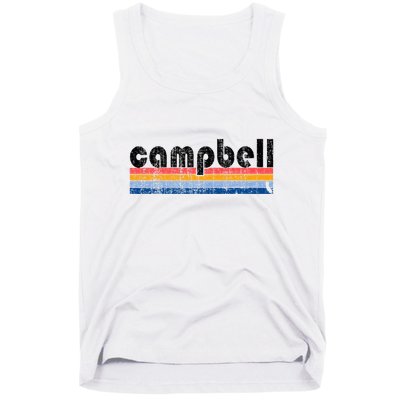 Vintage 80s Style Campbell Ca Tank Top