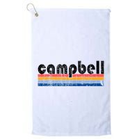 Vintage 80s Style Campbell Ca Golf Towel