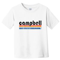 Vintage 80s Style Campbell Ca Toddler T-Shirt