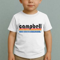 Vintage 80s Style Campbell Ca Toddler T-Shirt