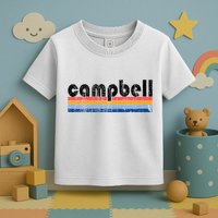 Vintage 80s Style Campbell Ca Toddler T-Shirt