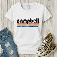 Vintage 80s Style Campbell Ca Womens T-Shirt